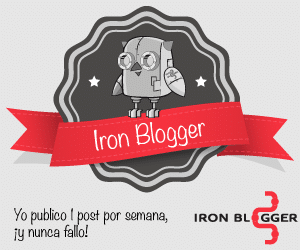 Me uno a Iron Blogger, la comunidad de blogs. Imagen del logo