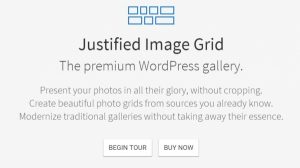 Plugin Justified Image Grid para WordPress