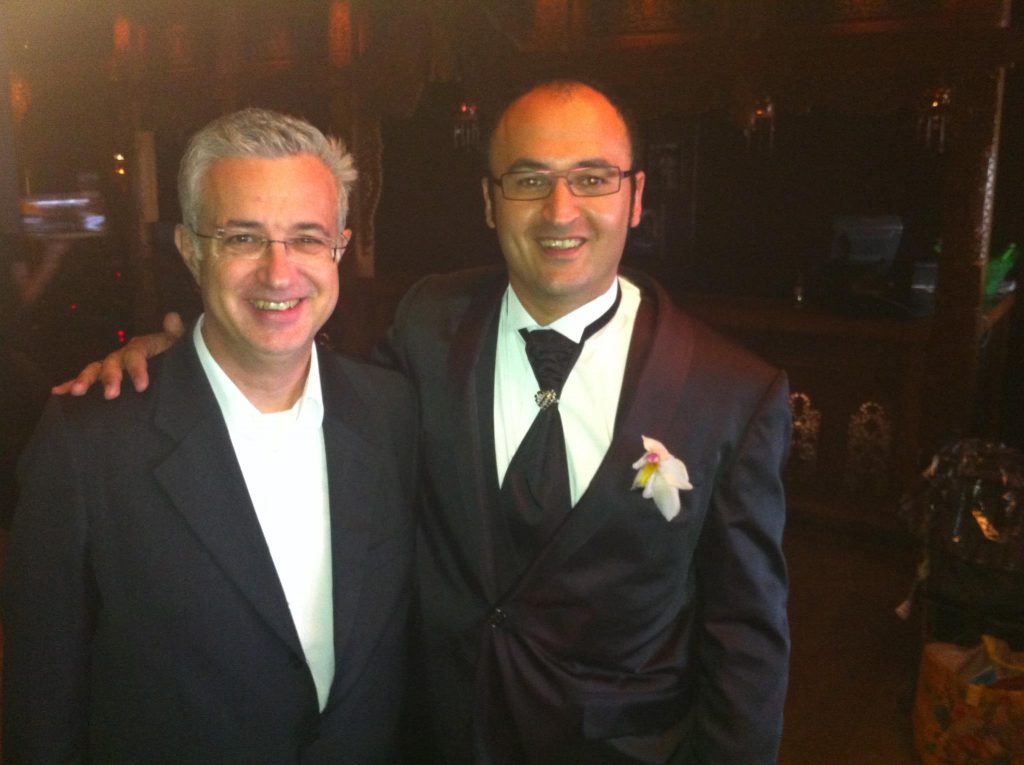 En la boda de mi amigo y experto en turismo internacional, Aycan Caliskan. CEO del Club Of Course.