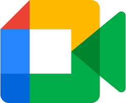 Grabar videoconferencias con Google Meet. Logo de Google Meet