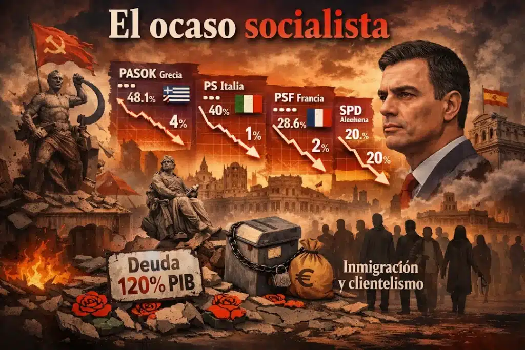 La desaparición del socialismo. Sí se puede. Pedro Sánchez y el declive socialista.