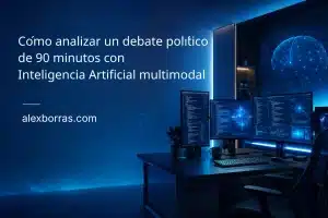 Cómo analizar un debate político de 90 minutos con Inteligencia Artificial multimodal: guía técnica completa